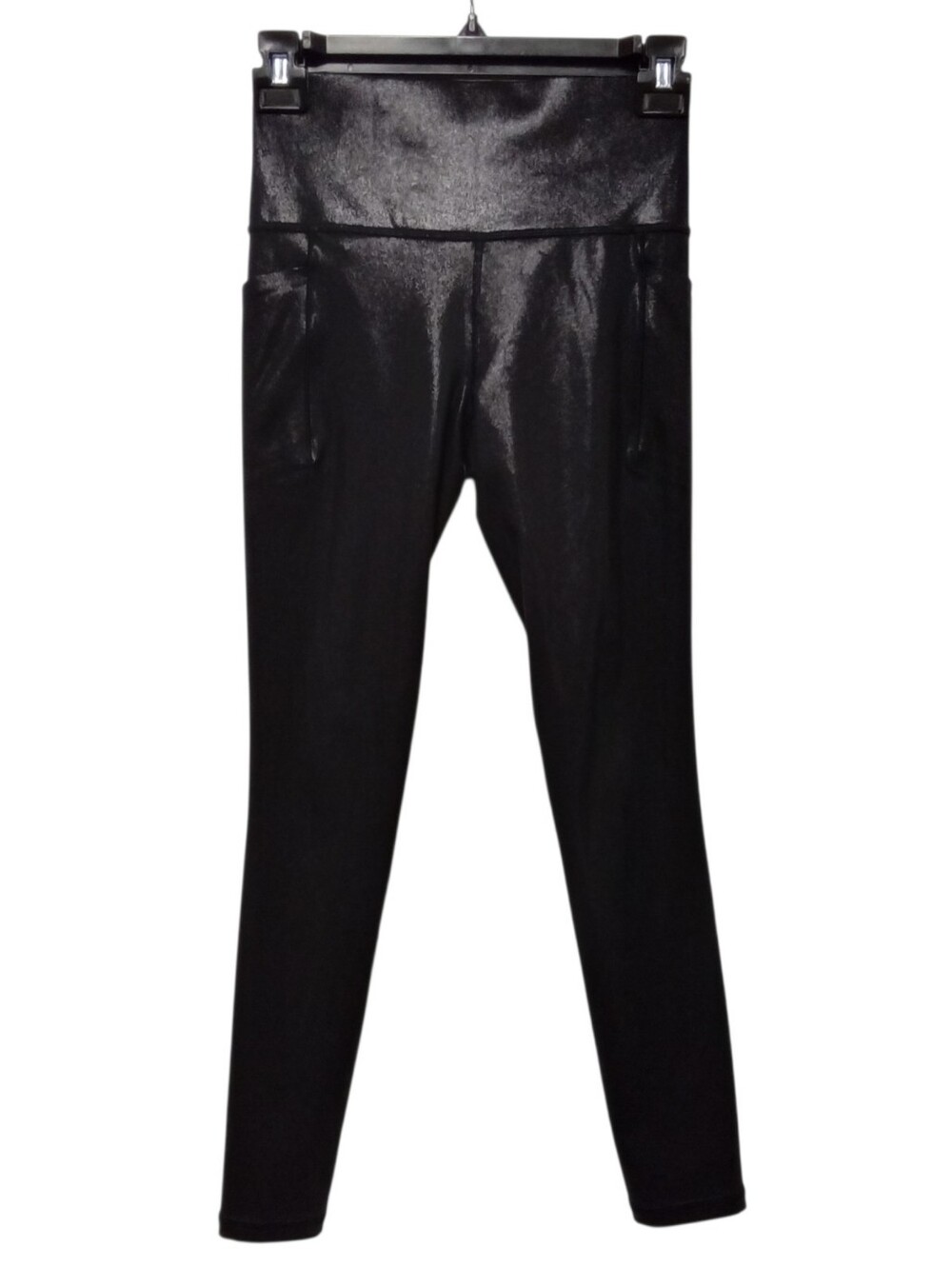 Athleta Salutation Stash Shine Tight Leggings Black XS High Rise Pocket Yoga